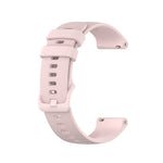 For Polar Ignite 20mm Small Plaid Texture Silicone Wrist Strap Watchband, 20mm