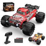 9500E 1:16 ferngesteuertes 4WD-Hochgeschwindigkeitsauto, 9500E (Rot), 9500E (Orange)