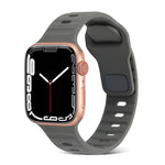 Sportliches Silikonarmband für Apple Watch Ultra 49mm / Series 8&7 45mm / SE 2&6&SE&5&4 44mm / 3&2&1 42mm, für Apple Watch Series 8&7 41mm / SE 2&6&SE&5&4 40mm / 3&2&1 38mm