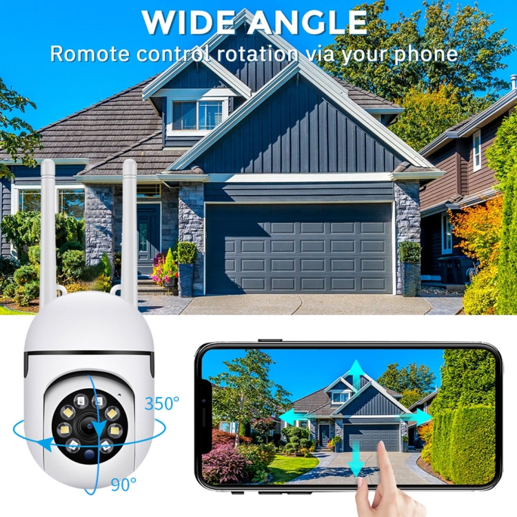 A7 1080P HD kabellose WLAN Smart Überwachungskamera unterstützt Nachtsicht/Zwei-Wege-Audio, ohne Speicher, mit 16G Speicher