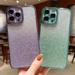 High Transparent Gradient Color Glitter TPU Phone Case, For iPhone 6 Plus / 6s Plus, For iPhone 6 / 6s