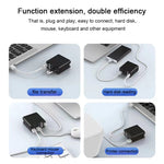 X83 65W Ausgang USB-C / Typ-C + 4 Anschlüsse USB HUB PD Ladegerät, US-Stecker, X83