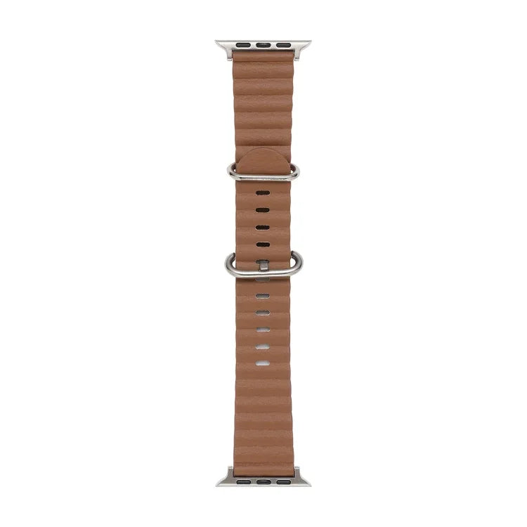 Armband im Ocean-Stil aus Leder für Apple Watch Ultra 49 mm / Series 8&7 45 mm / SE 2&6&SE&5&4 44 mm / 3&2&1 42 mm, für Apple Watch Ultra 49 mm / Series 8&7 45 mm /, für Apple Watch Series 8&7 41 mm / SE 2&6&SE&5&4 40 mm / 3&2&1 38 mm