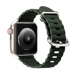 Armband im Ocean-Stil aus Leder für Apple Watch Ultra 49 mm / Series 8&7 45 mm / SE 2&6&SE&5&4 44 mm / 3&2&1 42 mm, für Apple Watch Ultra 49 mm / Series 8&7 45 mm /, für Apple Watch Series 8&7 41 mm / SE 2&6&SE&5&4 40 mm / 3&2&1 38 mm