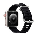Armband im Ocean-Stil aus Leder für Apple Watch Ultra 49 mm / Series 8&7 45 mm / SE 2&6&SE&5&4 44 mm / 3&2&1 42 mm, für Apple Watch Ultra 49 mm / Series 8&7 45 mm /, für Apple Watch Series 8&7 41 mm / SE 2&6&SE&5&4 40 mm / 3&2&1 38 mm