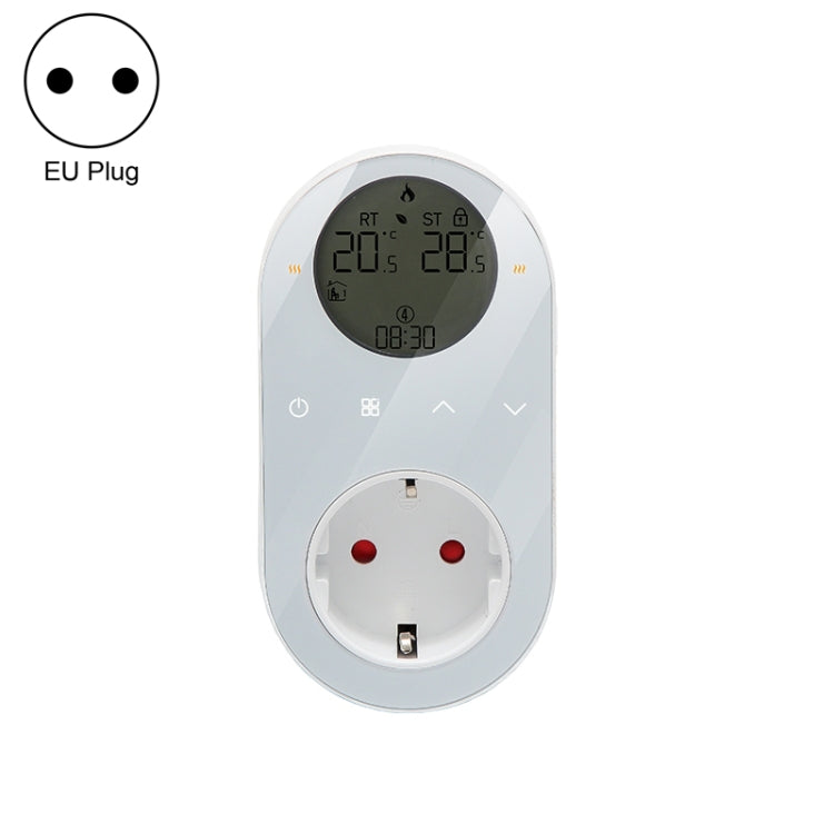 Steckbarer LCD Thermostat, EU Stecker, Mit WiFi, Ohne WiFi