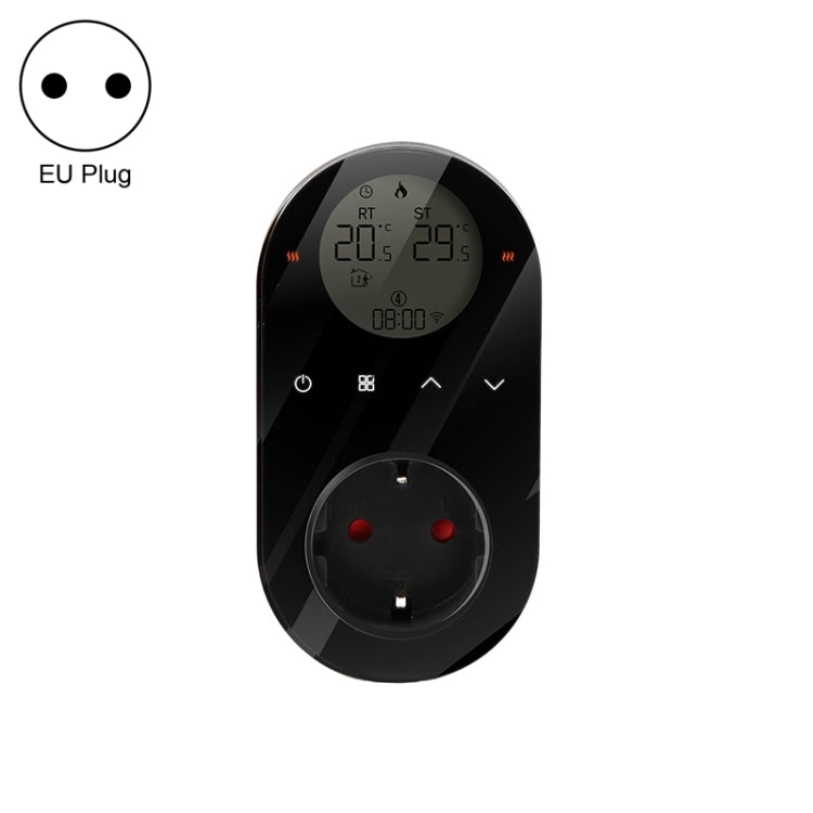 Steckbarer LCD Thermostat, EU Stecker, Mit WiFi, Ohne WiFi