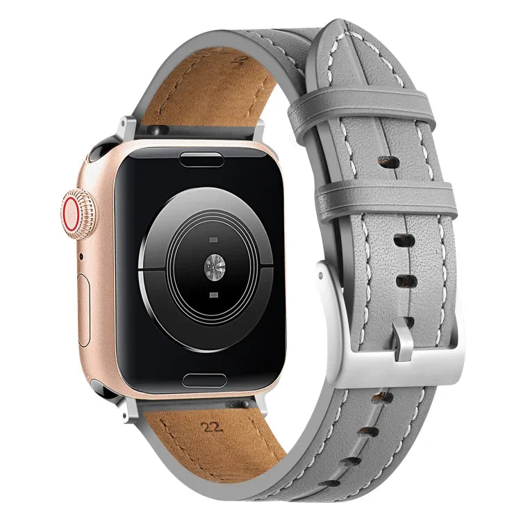 Fluted Leather Strap, For Apple Watch Ultra 49mm / Series 8&7 45mm / SE 2&6&SE&5&4 44mm / 3&2&1 42mm, For Apple Watch Ultra 49mm / Series 8&7 45mm /, For Apple Watch Series 8&7 41mm / SE 2&6&SE&5&4 40mm / 3&2&1 38mm