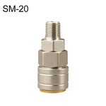 10 Stück C-Typ selbstsichernde pneumatische Schnellkupplung, PF-20, PH-20, PM-20, PP-20, SF-20, SH-20, SM-20, SP-20, PF-30, PH-30, PM-30, PP-30, SF-30, SH-30, SM-30, SP-30, PF-40, PH-40, PM-40, PP-40, SF-40, SH-40, SM-40, SP-40, SF+PF-20, SF+PF-30, SF+PF-