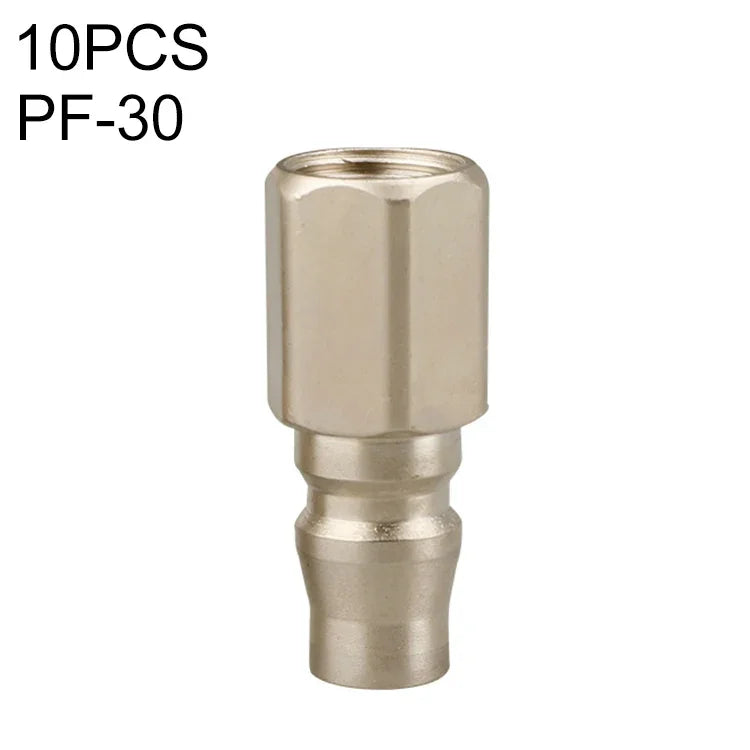 10 Stück C-Typ selbstsichernde pneumatische Schnellkupplung, PF-20, PH-20, PM-20, PP-20, SF-20, SH-20, SM-20, SP-20, PF-30, PH-30, PM-30, PP-30, SF-30, SH-30, SM-30, SP-30, PF-40, PH-40, PM-40, PP-40, SF-40, SH-40, SM-40, SP-40, SF+PF-20, SF+PF-30, SF+PF-