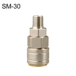 10 Stück C-Typ selbstsichernde pneumatische Schnellkupplung, PF-20, PH-20, PM-20, PP-20, SF-20, SH-20, SM-20, SP-20, PF-30, PH-30, PM-30, PP-30, SF-30, SH-30, SM-30, SP-30, PF-40, PH-40, PM-40, PP-40, SF-40, SH-40, SM-40, SP-40, SF+PF-20, SF+PF-30, SF+PF-