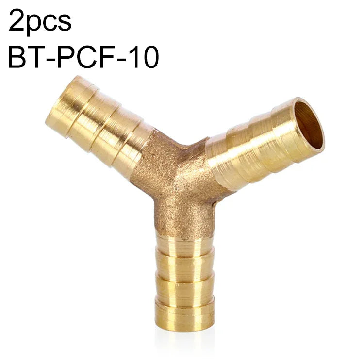 LAIZE 2 Stücke Pagode Y-Typ Pneumatik-Komponenten Dreiweg, Kaliber: 12mm, 6mm, 8mm, 10mm, 12mm