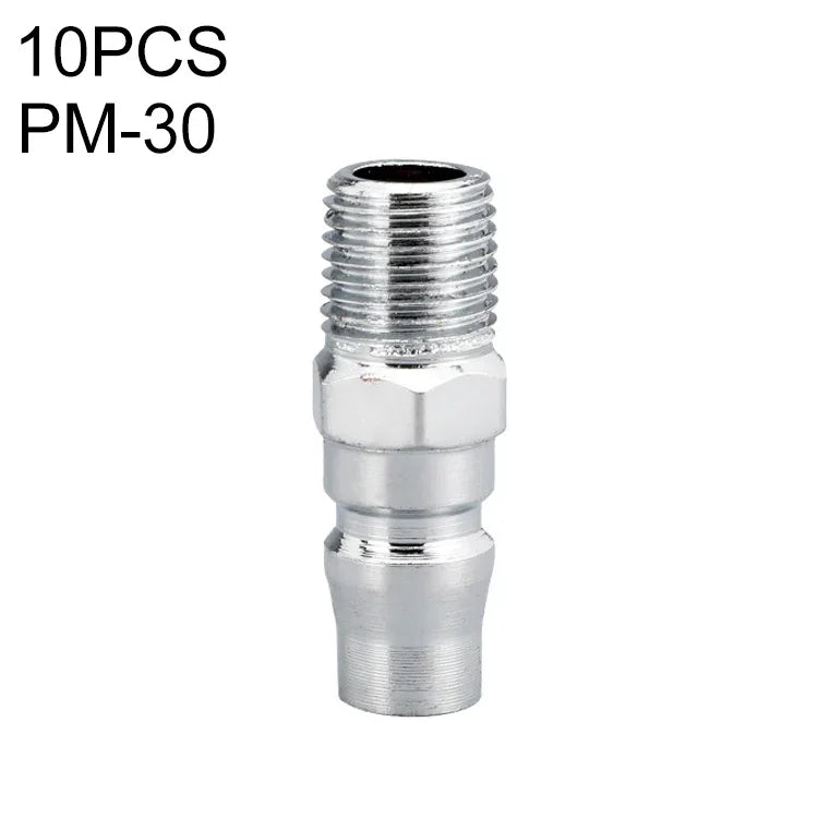 10pcs C-type Self-lock Air Tube Pneumatic Quick Fitting Connector, PF-20, PF-30, PF-40, PH-20, PH-30, PH-40, PM-20, PM-30, PM-40, PP-20, PP-30, PP-40, SF-20, SF-30, SF-40, SH-20, SH-30, SH-40, SM-20, SM-30, SM-40, SP-20, SP-30, SP-40, SF+PF-20, SF+PF-3...