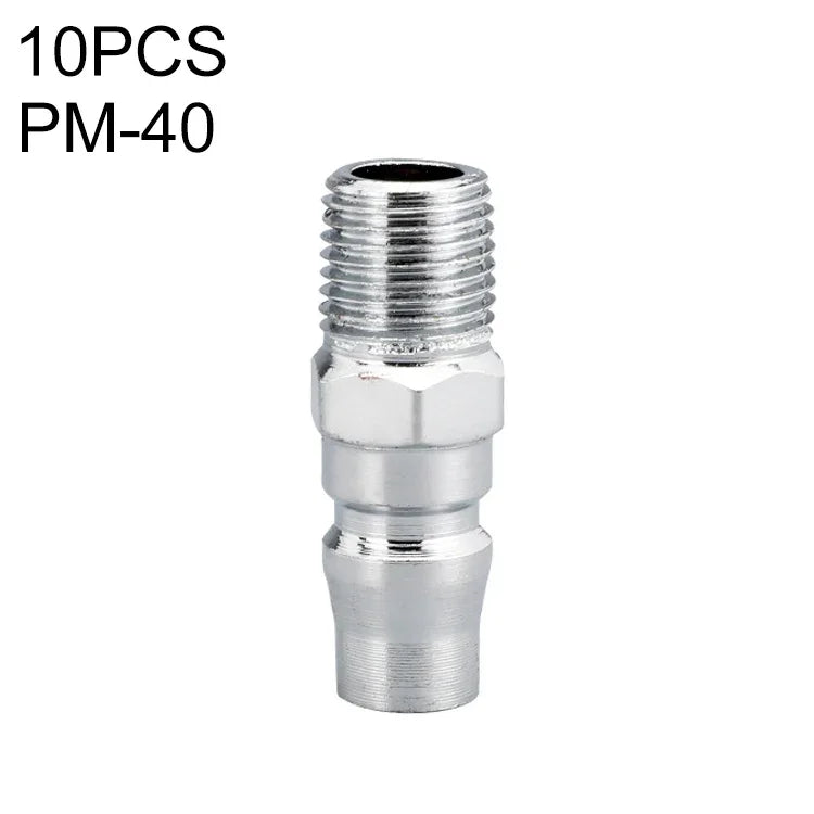 10pcs C-type Self-lock Air Tube Pneumatic Quick Fitting Connector, PF-20, PF-30, PF-40, PH-20, PH-30, PH-40, PM-20, PM-30, PM-40, PP-20, PP-30, PP-40, SF-20, SF-30, SF-40, SH-20, SH-30, SH-40, SM-20, SM-30, SM-40, SP-20, SP-30, SP-40, SF+PF-20, SF+PF-3...