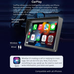 7 Zoll Wireless CarPlay Radio Multimedia-Player 1080P IPS Touchscreen MP5 Radios Bluetooth Monitor, B600W