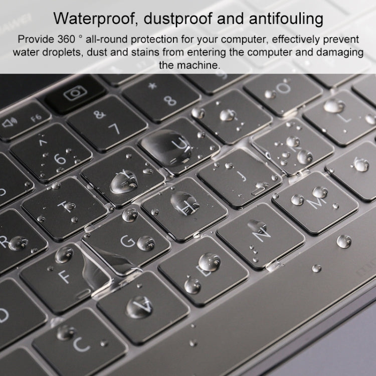 Transparente und staubdichte TPU Tastaturschutzfolie für Laptop, Für Huawei MateBook X Pro, Für Huawei MateBook 14 Zoll, Für Huawei MateBook D 14 Zoll, Für Huawei MateBook D 15,6 Zoll