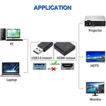 USB 3.0-zu-HDMI Konverter Große Hülle, Große Hülle