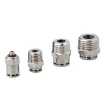 LAIZE vernickelter Kupfer-Außengewinde gerader pneumatischer Schnellverbinder, PC4-01, PC4-02, PC4-M5, PC6-01, PC6-02, PC6-03, PC6-04, PC6-M5, PC8-01, PC8-02, PC8-03, PC8-04, PC10-01, PC10-02, PC10-03, PC10-04, PC12-01, PC12-02, PC12-03, PC12-04, PC14-02