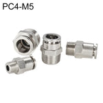 LAIZE vernickelter Kupfer-Außengewinde gerader pneumatischer Schnellverbinder, PC4-01, PC4-02, PC4-M5, PC6-01, PC6-02, PC6-03, PC6-04, PC6-M5, PC8-01, PC8-02, PC8-03, PC8-04, PC10-01, PC10-02, PC10-03, PC10-04, PC12-01, PC12-02, PC12-03, PC12-04, PC14-02