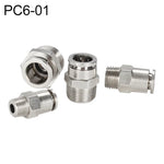 LAIZE vernickelter Kupfer-Außengewinde gerader pneumatischer Schnellverbinder, PC4-01, PC4-02, PC4-M5, PC6-01, PC6-02, PC6-03, PC6-04, PC6-M5, PC8-01, PC8-02, PC8-03, PC8-04, PC10-01, PC10-02, PC10-03, PC10-04, PC12-01, PC12-02, PC12-03, PC12-04, PC14-02