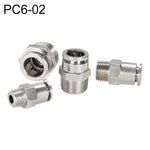 LAIZE vernickelter Kupfer-Außengewinde gerader pneumatischer Schnellverbinder, PC4-01, PC4-02, PC4-M5, PC6-01, PC6-02, PC6-03, PC6-04, PC6-M5, PC8-01, PC8-02, PC8-03, PC8-04, PC10-01, PC10-02, PC10-03, PC10-04, PC12-01, PC12-02, PC12-03, PC12-04, PC14-02