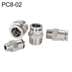 LAIZE vernickelter Kupfer-Außengewinde gerader pneumatischer Schnellverbinder, PC4-01, PC4-02, PC4-M5, PC6-01, PC6-02, PC6-03, PC6-04, PC6-M5, PC8-01, PC8-02, PC8-03, PC8-04, PC10-01, PC10-02, PC10-03, PC10-04, PC12-01, PC12-02, PC12-03, PC12-04, PC14-02