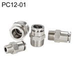 LAIZE vernickelter Kupfer-Außengewinde gerader pneumatischer Schnellverbinder, PC4-01, PC4-02, PC4-M5, PC6-01, PC6-02, PC6-03, PC6-04, PC6-M5, PC8-01, PC8-02, PC8-03, PC8-04, PC10-01, PC10-02, PC10-03, PC10-04, PC12-01, PC12-02, PC12-03, PC12-04, PC14-02
