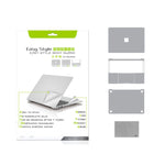 4-in-1 Oberflächenfolie + Unterseitenfolie + Vollschutzfolie + Touchpad-Folie Laptop-Gehäuseschutzaufkleber, Für Retina 12 Zoll A1534, Für Pro 13,3 Zoll A2159, Für Air 13,3 Zoll A1466, Für Pro Retina 13,3 Zoll A1425, Für Pro 15,4 Zoll A1707    ...