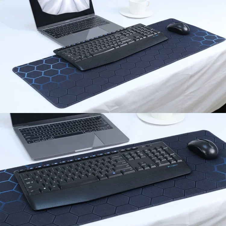 Rutschfeste Gummi-Stoffoberfläche Gaming Mauspad Tastaturunterlage, 60 x 30 x 0,2 cm, 70 x 30 x 0,2 cm