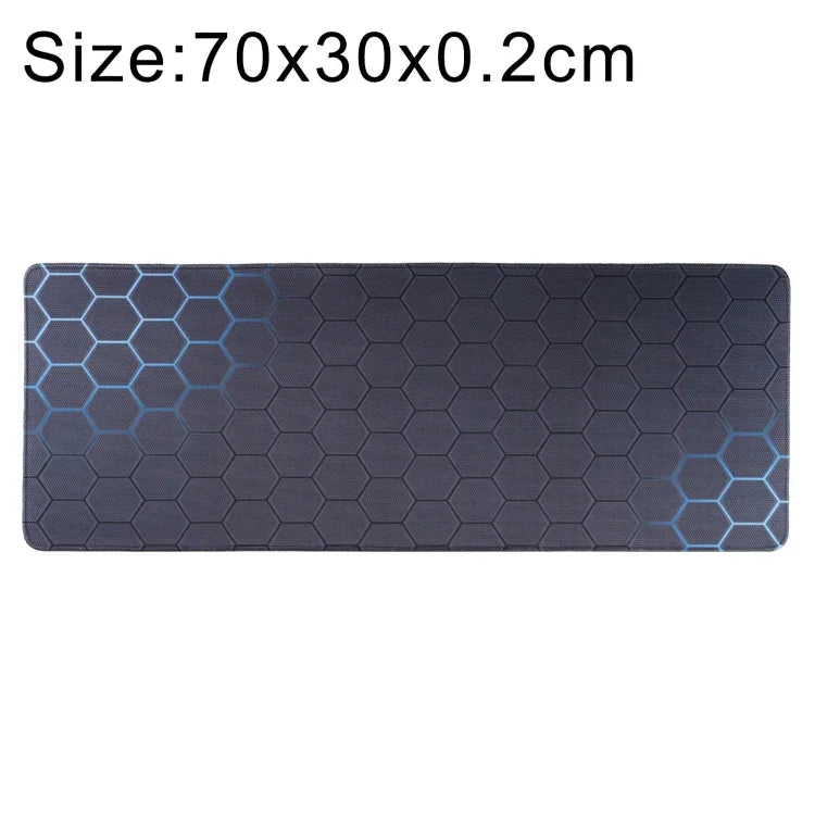 Rutschfeste Gummi-Stoffoberfläche Gaming Mauspad Tastaturunterlage, 60 x 30 x 0,2 cm, 70 x 30 x 0,2 cm