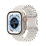 Ocean Style Silikonarmband, für Apple Watch Ultra 49mm / Series 8&7 45mm / SE 2&6&SE&5&4 44mm / 3&2&1 42mm, für Apple Watch Series 8&7 41mm / SE 2&6&SE&5&4 40mm / 3&2&1 38mm