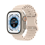 Ocean Style Silikonarmband, für Apple Watch Ultra 49mm / Series 8&7 45mm / SE 2&6&SE&5&4 44mm / 3&2&1 42mm, für Apple Watch Series 8&7 41mm / SE 2&6&SE&5&4 40mm / 3&2&1 38mm