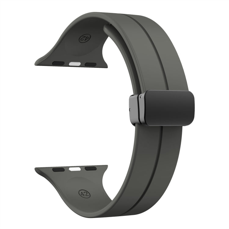 Einfarbiges Silikonarmband, für Apple Watch Ultra 49mm / Series 8&7 45mm / SE 2&6&SE&5&4 44mm, für Apple Watch Series 8&7 41mm / SE 2&6&SE&5&4 40mm / 3&2&1 38mm