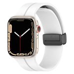 Einfarbiges Silikonarmband, für Apple Watch Ultra 49mm / Series 8&7 45mm / SE 2&6&SE&5&4 44mm, für Apple Watch Series 8&7 41mm / SE 2&6&SE&5&4 40mm / 3&2&1 38mm