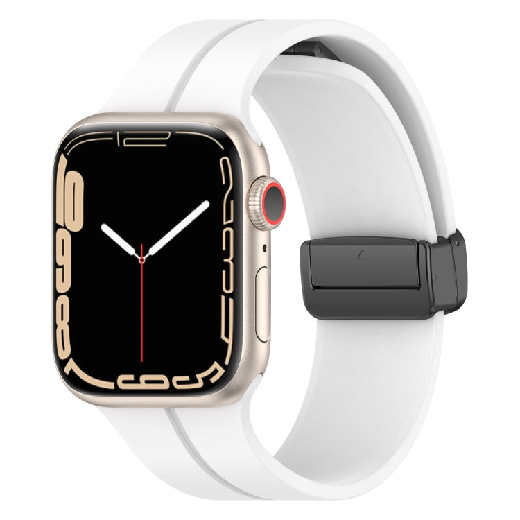 Einfarbiges Silikonarmband, für Apple Watch Ultra 49mm / Series 8&7 45mm / SE 2&6&SE&5&4 44mm, für Apple Watch Series 8&7 41mm / SE 2&6&SE&5&4 40mm / 3&2&1 38mm