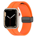 Einfarbiges Silikonarmband, für Apple Watch Ultra 49mm / Series 8&7 45mm / SE 2&6&SE&5&4 44mm, für Apple Watch Series 8&7 41mm / SE 2&6&SE&5&4 40mm / 3&2&1 38mm