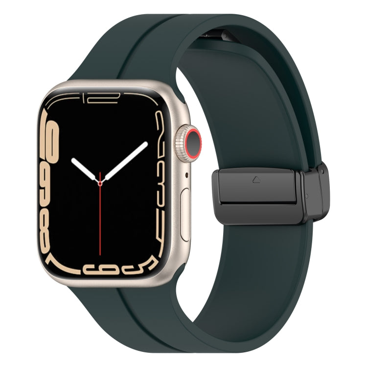 Einfarbiges Silikonarmband, für Apple Watch Ultra 49mm / Series 8&7 45mm / SE 2&6&SE&5&4 44mm, für Apple Watch Series 8&7 41mm / SE 2&6&SE&5&4 40mm / 3&2&1 38mm