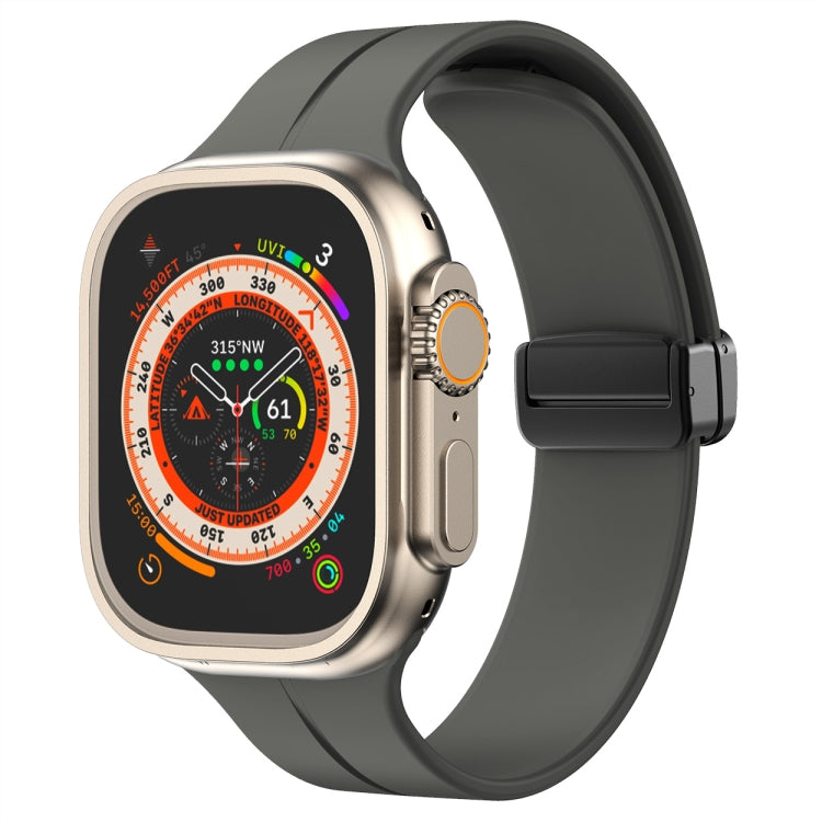 Einfarbiges Silikonarmband, für Apple Watch Ultra 49mm / Series 8&7 45mm / SE 2&6&SE&5&4 44mm, für Apple Watch Series 8&7 41mm / SE 2&6&SE&5&4 40mm / 3&2&1 38mm