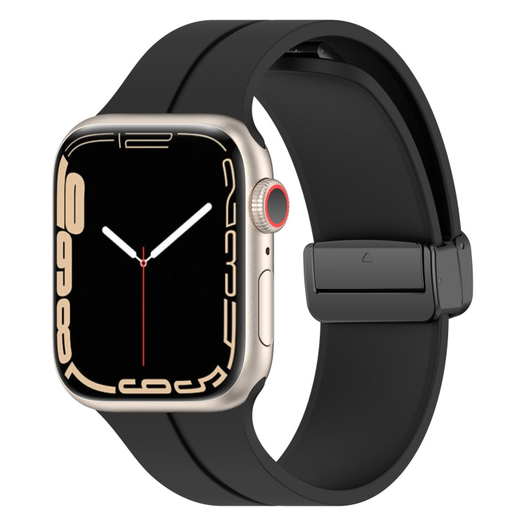 Einfarbiges Silikonarmband, für Apple Watch Ultra 49mm / Series 8&7 45mm / SE 2&6&SE&5&4 44mm, für Apple Watch Series 8&7 41mm / SE 2&6&SE&5&4 40mm / 3&2&1 38mm