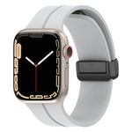 Einfarbiges Silikonarmband, für Apple Watch Ultra 49mm / Series 8&7 45mm / SE 2&6&SE&5&4 44mm, für Apple Watch Series 8&7 41mm / SE 2&6&SE&5&4 40mm / 3&2&1 38mm