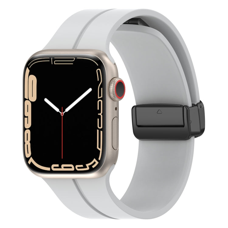 Einfarbiges Silikonarmband, für Apple Watch Ultra 49mm / Series 8&7 45mm / SE 2&6&SE&5&4 44mm, für Apple Watch Series 8&7 41mm / SE 2&6&SE&5&4 40mm / 3&2&1 38mm
