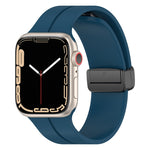 Einfarbiges Silikonarmband, für Apple Watch Ultra 49mm / Series 8&7 45mm / SE 2&6&SE&5&4 44mm, für Apple Watch Series 8&7 41mm / SE 2&6&SE&5&4 40mm / 3&2&1 38mm