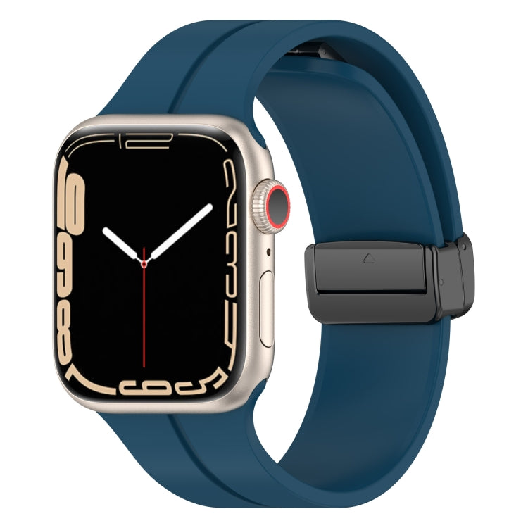 Einfarbiges Silikonarmband, für Apple Watch Ultra 49mm / Series 8&7 45mm / SE 2&6&SE&5&4 44mm, für Apple Watch Series 8&7 41mm / SE 2&6&SE&5&4 40mm / 3&2&1 38mm