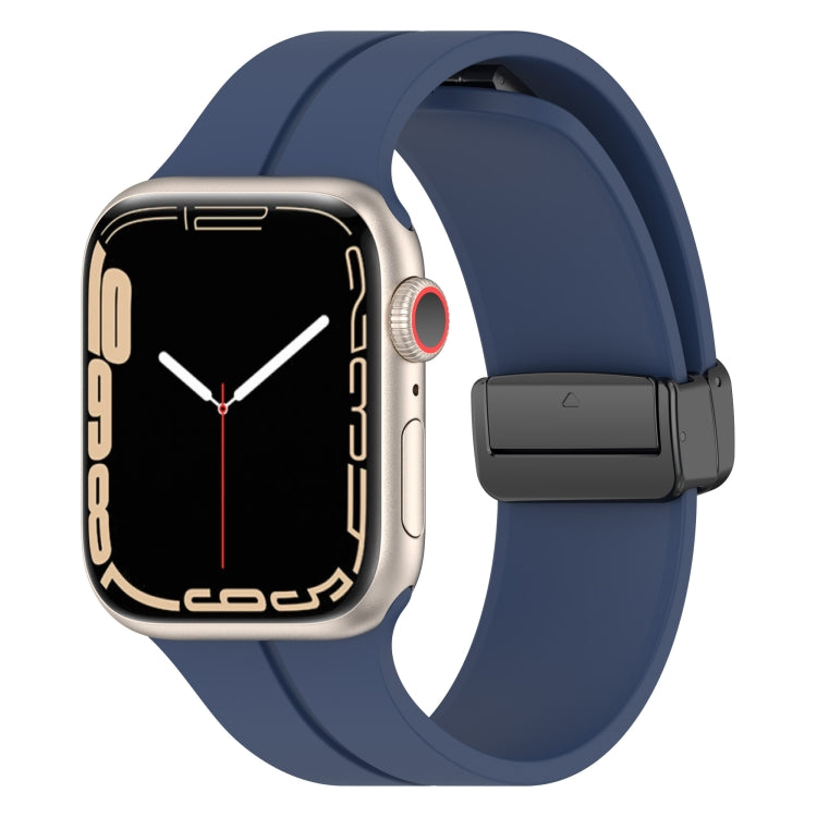 Einfarbiges Silikonarmband, für Apple Watch Ultra 49mm / Series 8&7 45mm / SE 2&6&SE&5&4 44mm, für Apple Watch Series 8&7 41mm / SE 2&6&SE&5&4 40mm / 3&2&1 38mm