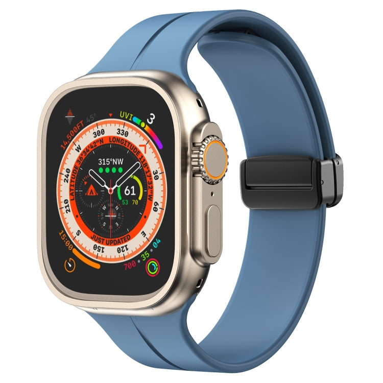 Einfarbiges Silikonarmband, für Apple Watch Ultra 49mm / Series 8&7 45mm / SE 2&6&SE&5&4 44mm, für Apple Watch Series 8&7 41mm / SE 2&6&SE&5&4 40mm / 3&2&1 38mm