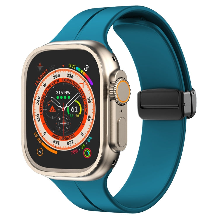 Einfarbiges Silikonarmband, für Apple Watch Ultra 49mm / Series 8&7 45mm / SE 2&6&SE&5&4 44mm, für Apple Watch Series 8&7 41mm / SE 2&6&SE&5&4 40mm / 3&2&1 38mm
