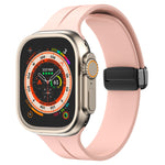 Einfarbiges Silikonarmband, für Apple Watch Ultra 49mm / Series 8&7 45mm / SE 2&6&SE&5&4 44mm, für Apple Watch Series 8&7 41mm / SE 2&6&SE&5&4 40mm / 3&2&1 38mm