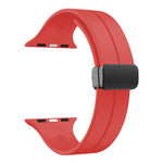 Einfarbiges Silikonarmband, für Apple Watch Ultra 49mm / Series 8&7 45mm / SE 2&6&SE&5&4 44mm, für Apple Watch Series 8&7 41mm / SE 2&6&SE&5&4 40mm / 3&2&1 38mm