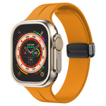 Einfarbiges Silikonarmband, für Apple Watch Ultra 49mm / Series 8&7 45mm / SE 2&6&SE&5&4 44mm, für Apple Watch Series 8&7 41mm / SE 2&6&SE&5&4 40mm / 3&2&1 38mm