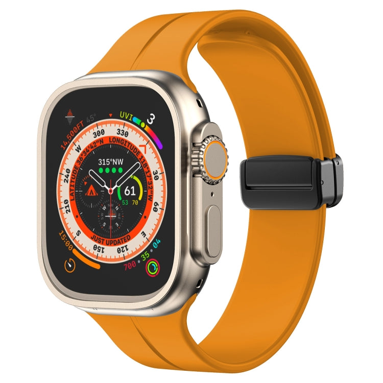 Einfarbiges Silikonarmband, für Apple Watch Ultra 49mm / Series 8&7 45mm / SE 2&6&SE&5&4 44mm, für Apple Watch Series 8&7 41mm / SE 2&6&SE&5&4 40mm / 3&2&1 38mm